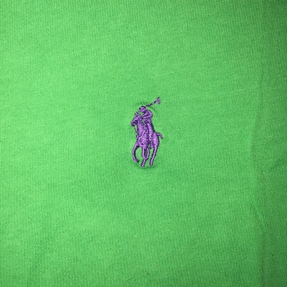 Ralph Lauren Polo Green Basic Tee - Picture 2 of 3